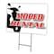 Signmission Moped Rental Yard Sign & Stake outdoor plastic coroplast window, C-1216 Moped Rental C-1216 Moped Rental - alternate 1
